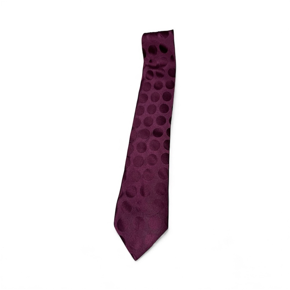 Robert Talbott Deep Purple Tie with Dots